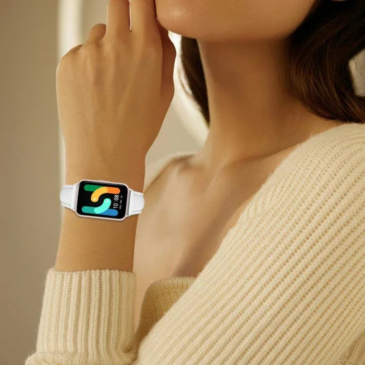 Dây đồng hồ da thật mỏng, Dành cho Samsung Galaxy Fit3