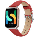 Dây đồng hồ da thật mỏng, Dành cho Samsung Galaxy Fit3