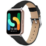 Dây đồng hồ da thật mỏng, Dành cho Samsung Galaxy Fit3