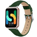 Dây đồng hồ da thật mỏng, Dành cho Samsung Galaxy Fit3