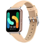 Dây đồng hồ da thật mỏng, Dành cho Samsung Galaxy Fit3