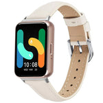 Dây đồng hồ da thật mỏng, Dành cho Samsung Galaxy Fit3