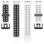 Dây đồng hồ silicone hai màu lỗ đôi đại dương, Dành cho Apple Watch 46mm / 49mm / 45mm / 44mm