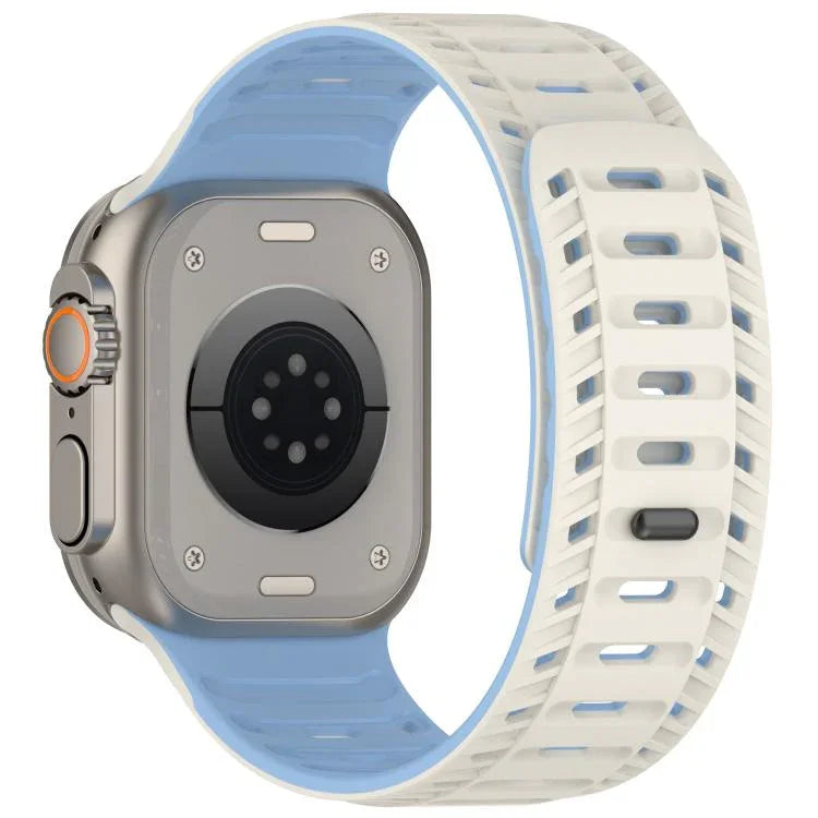 Dây đồng hồ silicone nam châm Mountain Armor, Dành cho Apple Watch 46mm / 49mm / 45mm / 44mm, Dành cho Apple Watch 42mm / 41mm / 40mm / 38mm