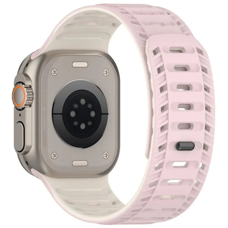 Dây đồng hồ silicone nam châm Mountain Armor, Dành cho Apple Watch 46mm / 49mm / 45mm / 44mm, Dành cho Apple Watch 42mm / 41mm / 40mm / 38mm