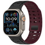 Dây đồng hồ silicone nam châm Mountain Armor, Dành cho Apple Watch 46mm / 49mm / 45mm / 44mm, Dành cho Apple Watch 42mm / 41mm / 40mm / 38mm