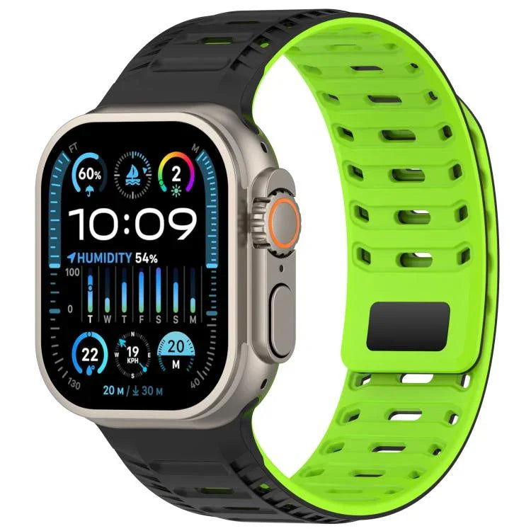 Dây đồng hồ silicone nam châm Mountain Armor, Dành cho Apple Watch 46mm / 49mm / 45mm / 44mm, Dành cho Apple Watch 42mm / 41mm / 40mm / 38mm
