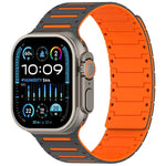 Dây đồng hồ piano hai tông màu mềm mại nhiều màu sắc có nam châm, Dành cho Apple Watch 46mm / 49mm / 45mm / 44mm
