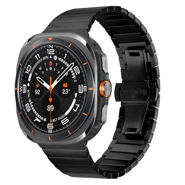 Dây đồng hồ thép không gỉ khóa bướm một hạt, Dành cho Samsung Galaxy Watch Ultra 47mm / Ultra 2025