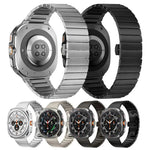 Dây đồng hồ thép không gỉ khóa bướm một hạt, Dành cho Samsung Galaxy Watch Ultra 47mm / Ultra 2025