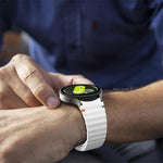 Dây đồng hồ silicone vân sóng khâu mặt trong khóa ngược 20mm, Dành cho Samsung Galaxy Watch 7 40mm / 44mm