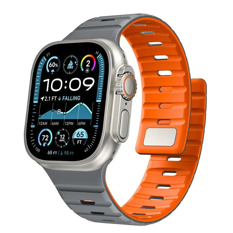 Dây đồng hồ silicone nam châm Norman, Dành cho Apple Watch 46mm / 49mm / 45mm / 44mm, Dành cho Apple Watch 42mm / 41mm / 40mm / 38mm