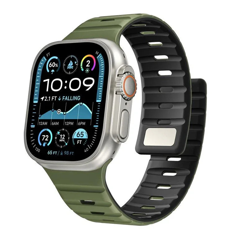 Dây đồng hồ silicone nam châm Norman, Dành cho Apple Watch 46mm / 49mm / 45mm / 44mm, Dành cho Apple Watch 42mm / 41mm / 40mm / 38mm