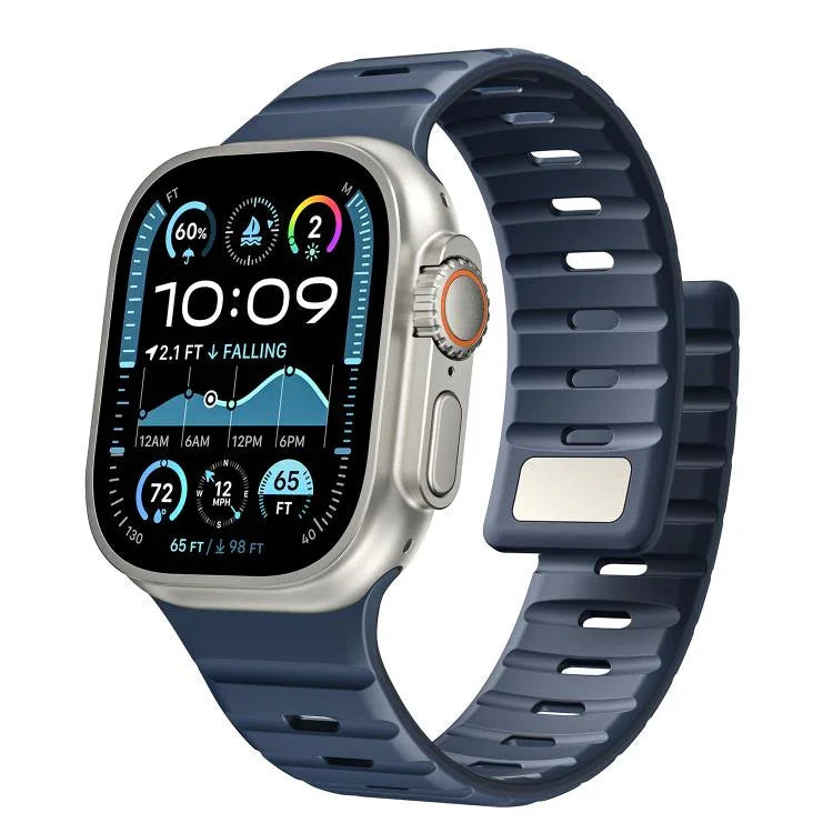 Dây đồng hồ silicone nam châm Norman, Dành cho Apple Watch 46mm / 49mm / 45mm / 44mm, Dành cho Apple Watch 42mm / 41mm / 40mm / 38mm