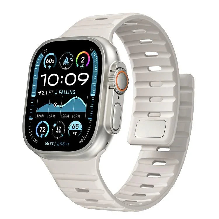 Dây đồng hồ silicone nam châm Norman, Dành cho Apple Watch 46mm / 49mm / 45mm / 44mm, Dành cho Apple Watch 42mm / 41mm / 40mm / 38mm