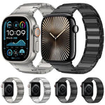 Dây đeo thép không gỉ từ tính kiểu I-Beam, dành cho Apple Watch 46mm / 49mm / 45mm / 44mm, dành cho Apple Watch 42mm / 41mm / 40mm / 38mm