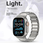 Dây đeo thép không gỉ từ tính kiểu I-Beam, dành cho Apple Watch 46mm / 49mm / 45mm / 44mm, dành cho Apple Watch 42mm / 41mm / 40mm / 38mm