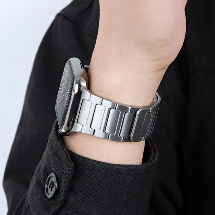 Dây đeo thép không gỉ từ tính kiểu I-Beam, dành cho Apple Watch 46mm / 49mm / 45mm / 44mm, dành cho Apple Watch 42mm / 41mm / 40mm / 38mm