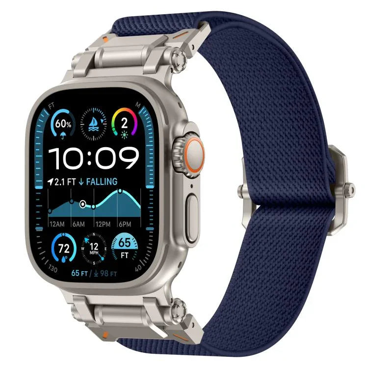 Explorer Polyester Nylon Watch Band, For Apple Watch 46mm / 49mm / 45mm / 44mm