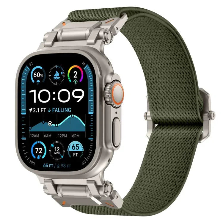 Explorer Polyester Nylon Watch Band, For Apple Watch 46mm / 49mm / 45mm / 44mm
