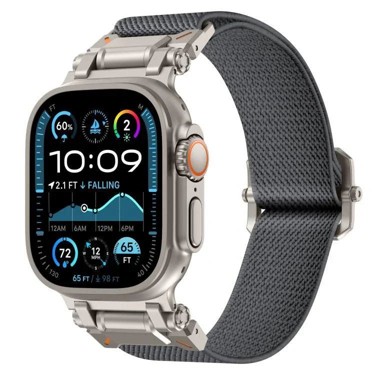 Explorer Polyester Nylon Watch Band, For Apple Watch 46mm / 49mm / 45mm / 44mm