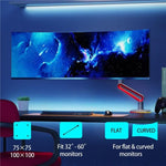 Giá đỡ màn hình chơi game NORTH BAYOU L60 có đèn RGB, giá đỡ màn hình 32-60 inch, L60