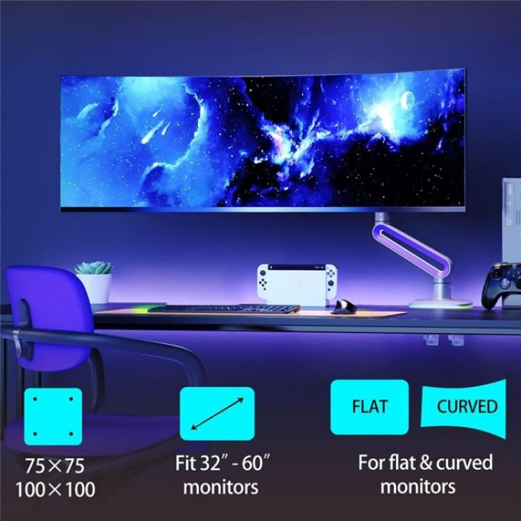 Giá đỡ màn hình chơi game cơ học có lò xo điều chỉnh độ cao NORTH BAYOU G70, G70
