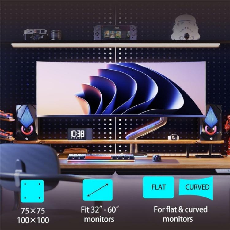 Giá đỡ màn hình chơi game NORTH BAYOU G60 cho màn hình phẳng siêu rộng cong 32-60 inch, G60