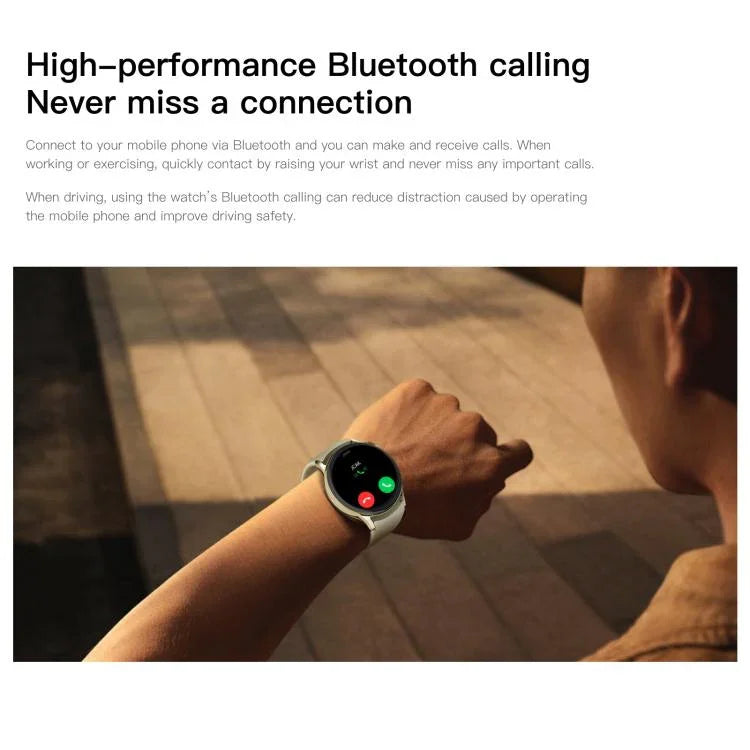 Sense 6 Màn hình AMOLED 1.43 inch Chống nước IP68 Đồng hồ thông minh gọi Bluetooth Hỗ trợ theo dõi sức khỏe