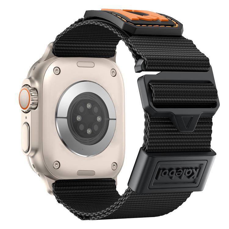 Dây đeo đồng hồ thể thao nylon bện Kalebol, dành cho Apple Watch 46mm / 49mm / 45mm / 44mm, dành cho Apple Watch 42mm / 41mm / 40mm / 38mm