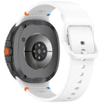 Dây đồng hồ silicone màu trơn may chỉ cho Samsung Galaxy Watch8 / Watch8 Classic, S, M