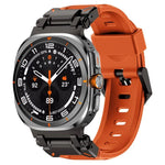 Dây đồng hồ đầu kim loại Explorer cao su flo, Dành cho Samsung Galaxy Watch Ultra 47mm / Ultra 2025