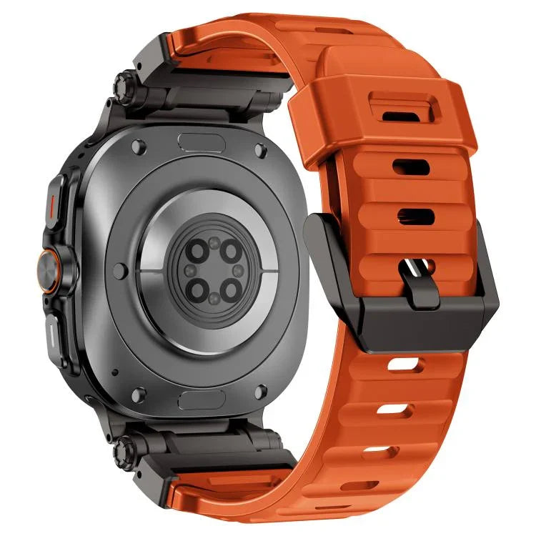 Dây đồng hồ đầu kim loại Explorer cao su flo, Dành cho Samsung Galaxy Watch Ultra 47mm / Ultra 2025
