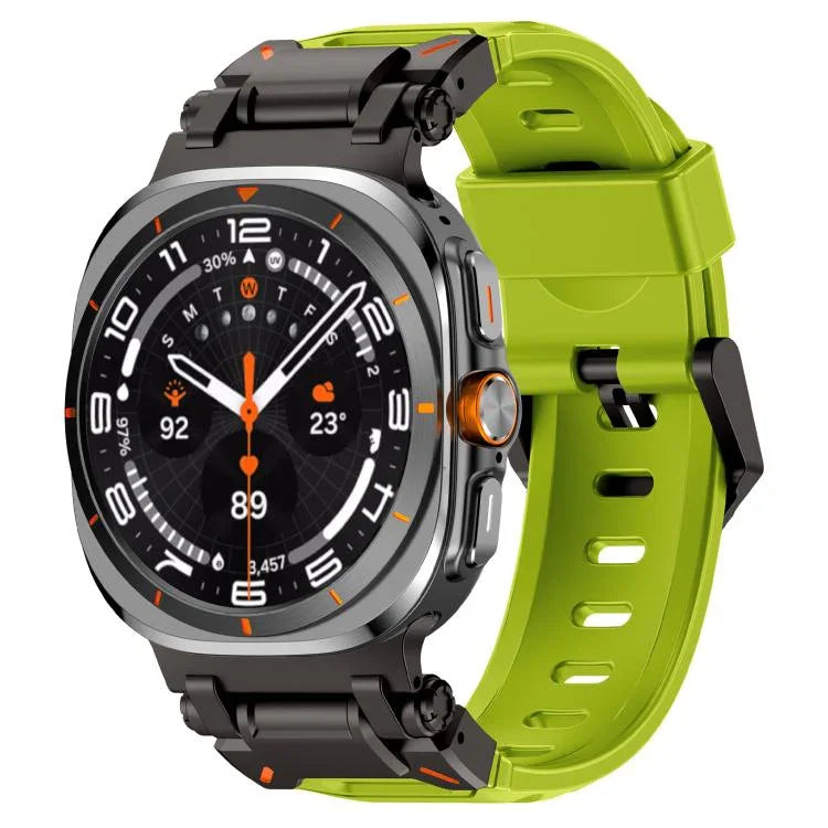 Dây đồng hồ đầu kim loại Explorer cao su flo, Dành cho Samsung Galaxy Watch Ultra 47mm / Ultra 2025