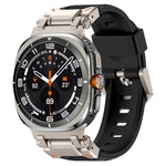 Dây đồng hồ đầu kim loại Explorer cao su flo, Dành cho Samsung Galaxy Watch Ultra 47mm / Ultra 2025