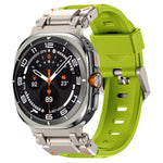Dây đồng hồ đầu kim loại Explorer cao su flo, Dành cho Samsung Galaxy Watch Ultra 47mm / Ultra 2025