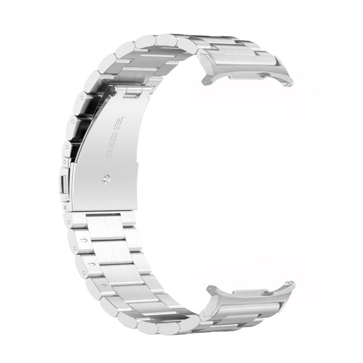 Dây đồng hồ thép không gỉ ba hạt kèm dụng cụ tháo, dành cho Samsung Galaxy Watch8 / Watch8 Classic