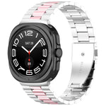 Dây đồng hồ thép không gỉ ba hạt kèm dụng cụ tháo, dành cho Samsung Galaxy Watch8 / Watch8 Classic