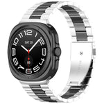 Dây đồng hồ thép không gỉ ba hạt kèm dụng cụ tháo, dành cho Samsung Galaxy Watch8 / Watch8 Classic