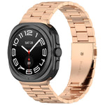 Dây đồng hồ thép không gỉ ba hạt kèm dụng cụ tháo, dành cho Samsung Galaxy Watch8 / Watch8 Classic