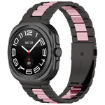 Dây đồng hồ thép không gỉ ba hạt kèm dụng cụ tháo, dành cho Samsung Galaxy Watch8 / Watch8 Classic