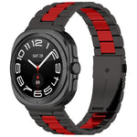 Dây đồng hồ thép không gỉ ba hạt kèm dụng cụ tháo, dành cho Samsung Galaxy Watch8 / Watch8 Classic