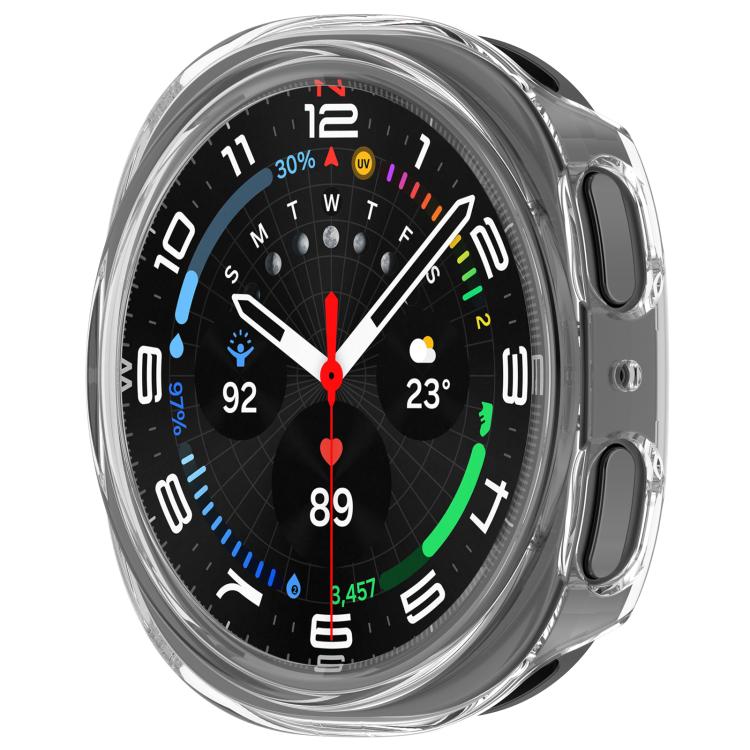 Ốp đồng hồ PC rỗng nửa che phủ, dành cho Samsung Galaxy Watch8 Classic 46mm, dành cho Samsung Galaxy Watch 8 44mm, dành cho Samsung Galaxy Watch 8 40mm