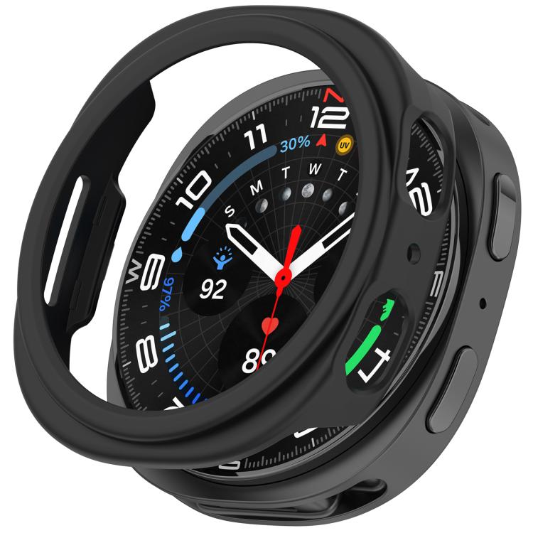 Ốp đồng hồ PC rỗng nửa che phủ, dành cho Samsung Galaxy Watch8 Classic 46mm, dành cho Samsung Galaxy Watch 8 44mm, dành cho Samsung Galaxy Watch 8 40mm
