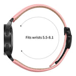 Dây Đồng Hồ Da Khóa Rùa Mặt Sau Đen Vân Vải Lựu Tháo Nhanh, Dành Cho Samsung Galaxy Watch 7 40 / 44mm