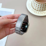 Dây đeo đồng hồ thép không gỉ tháo rời bên cong, dành cho Apple Watch 46mm / 49mm / 45mm / 44mm, dành cho Apple Watch 42mm / 41mm / 40mm / 38mm