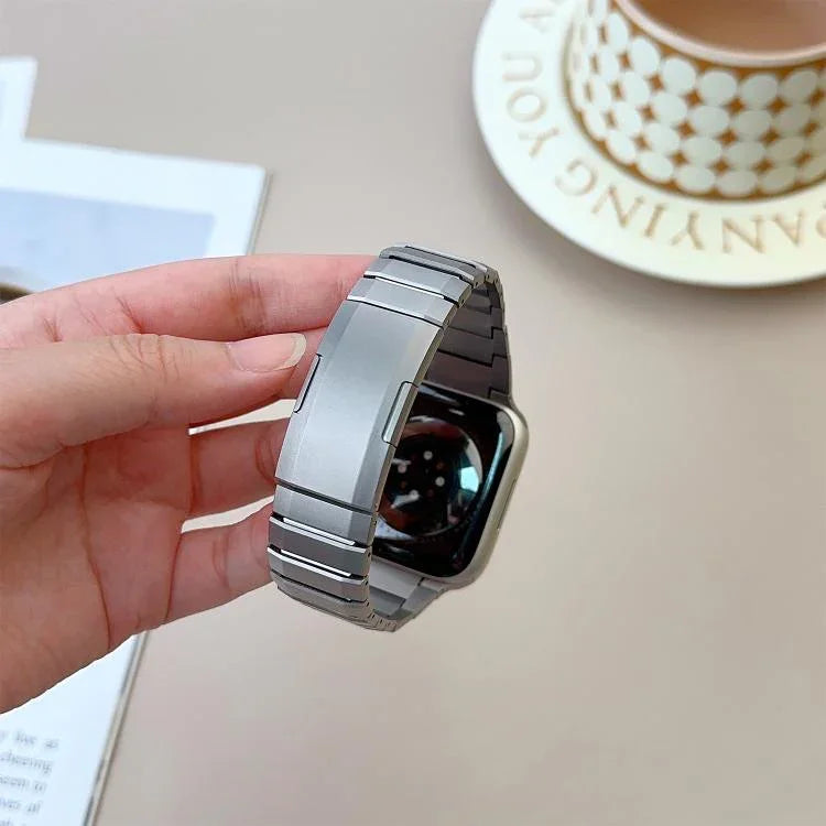 Dây đeo đồng hồ thép không gỉ tháo rời bên cong, dành cho Apple Watch 46mm / 49mm / 45mm / 44mm, dành cho Apple Watch 42mm / 41mm / 40mm / 38mm