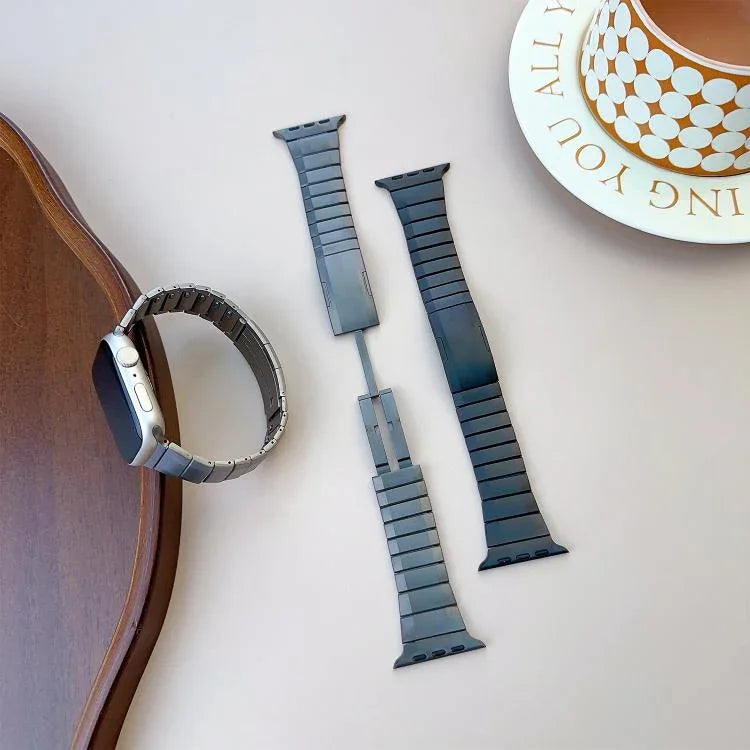 Dây đeo đồng hồ thép không gỉ tháo rời bên cong, dành cho Apple Watch 46mm / 49mm / 45mm / 44mm, dành cho Apple Watch 42mm / 41mm / 40mm / 38mm