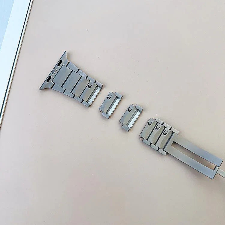 Dây đeo đồng hồ thép không gỉ tháo rời bên cong, dành cho Apple Watch 46mm / 49mm / 45mm / 44mm, dành cho Apple Watch 42mm / 41mm / 40mm / 38mm