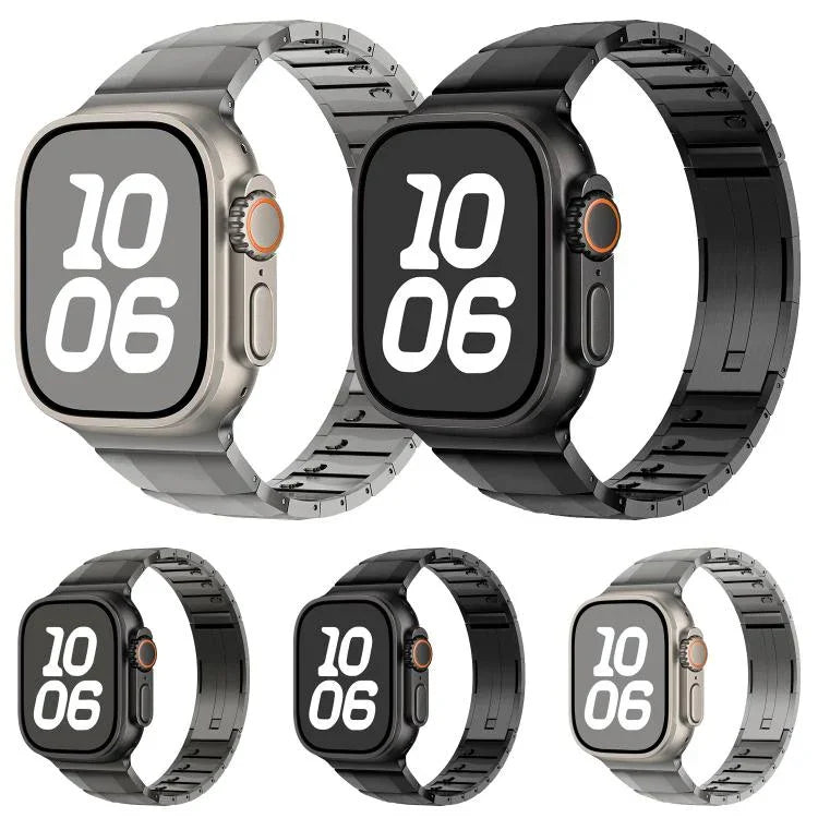 Dây đeo đồng hồ thép không gỉ tháo rời bên cong, dành cho Apple Watch 46mm / 49mm / 45mm / 44mm, dành cho Apple Watch 42mm / 41mm / 40mm / 38mm